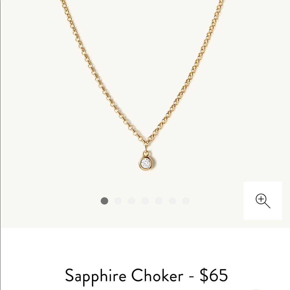 Mejuri Sapphire Choker
